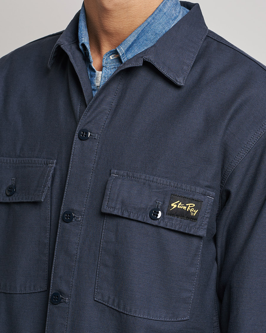 Herre | Skjorter | Stan Ray | CPO Sateen Overshirt Navy