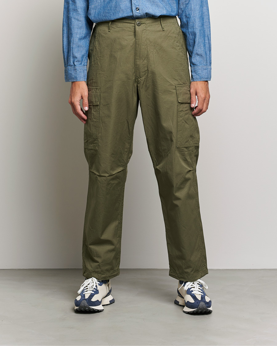 Herre | Bukser | orSlow | Vintage Fit 6 Pocket Cargo Pants Army Green