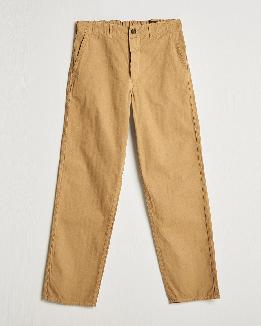 Herre | Bukser | orSlow | French Work Pants Khaki