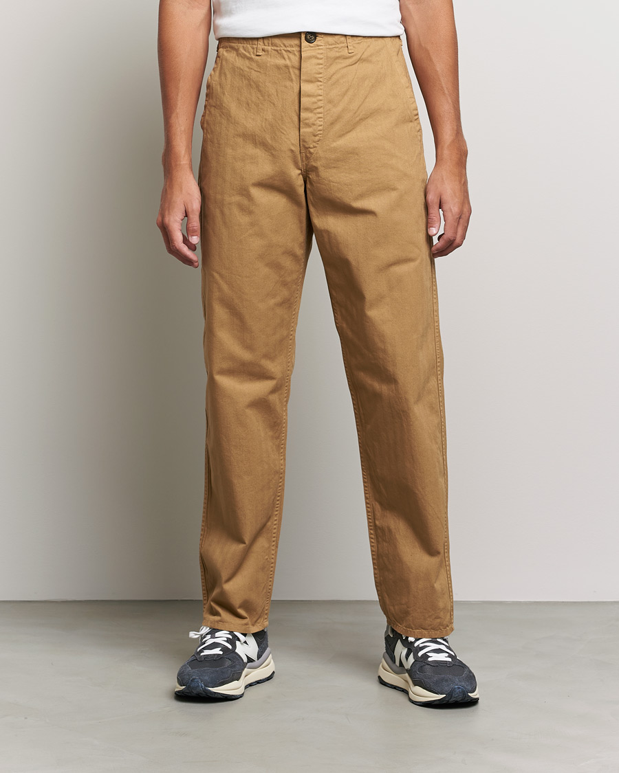 Herre | Bukser | orSlow | French Work Pants Khaki