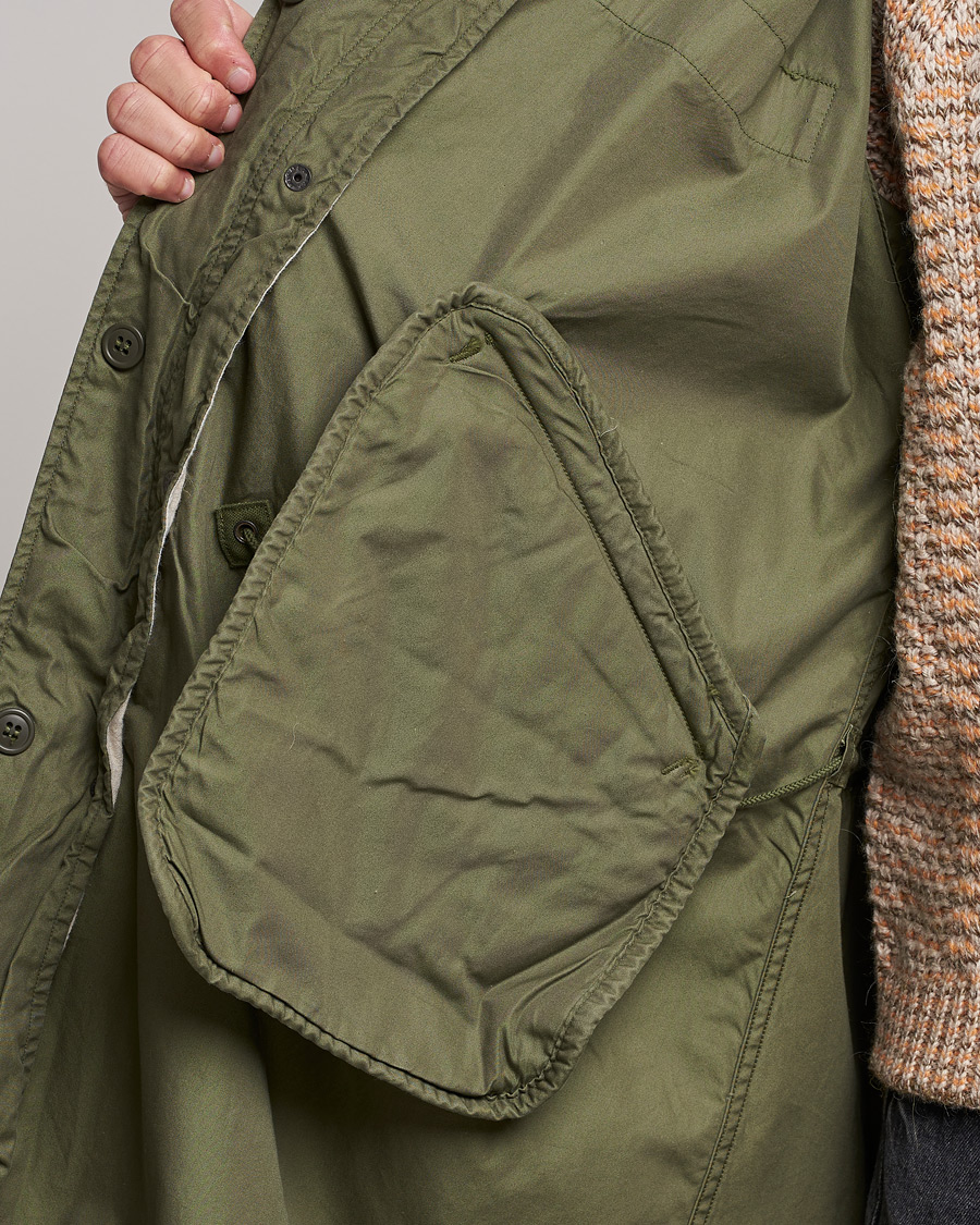 Herre | Jakker | orSlow | M-65 Fishtail Coat Army Green