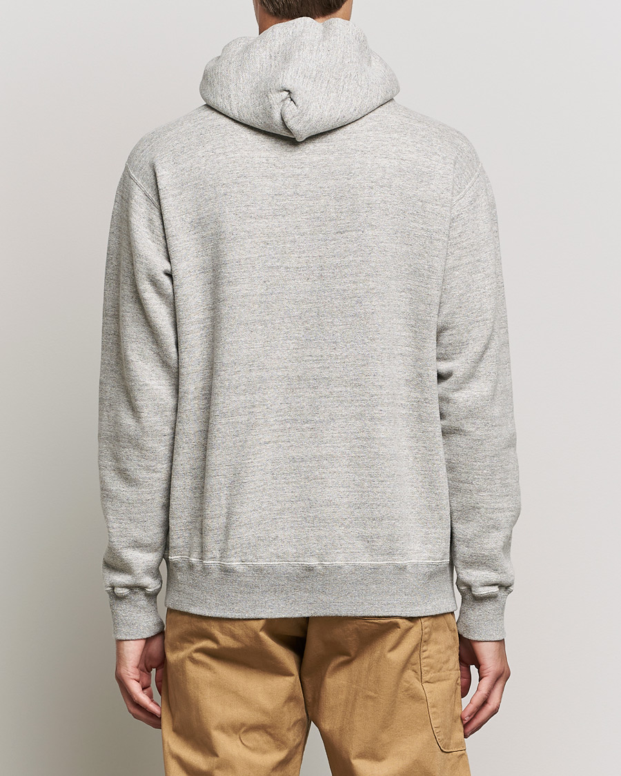 Herre | Trøjer | orSlow | Loop Wheel Hooded Sweatshirt Heather Grey
