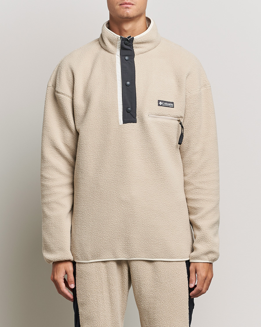 Herre | Fleecetrøjer | Columbia | Helvetia Half Zip Fleece Ancient Fossil