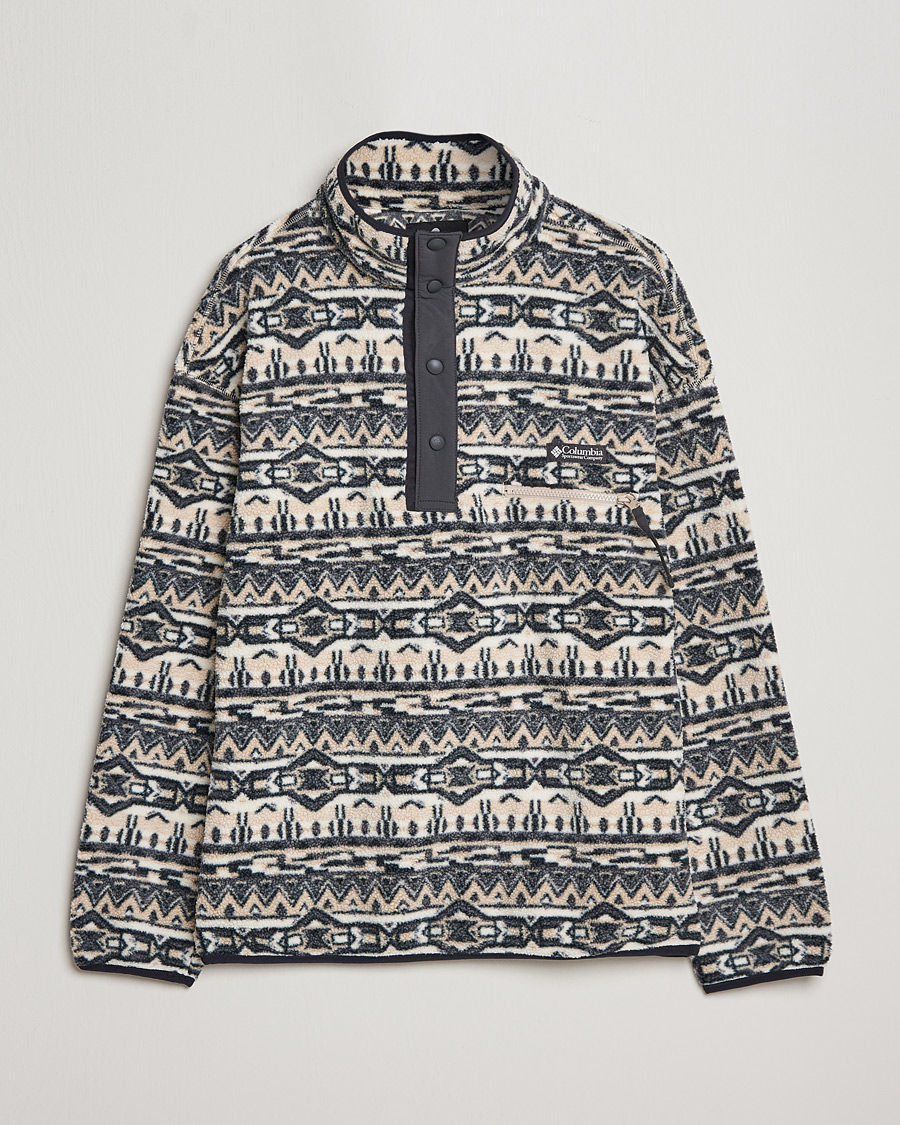 Herre | Trøjer | Columbia | Helvetia Half Snap Fleece Ancient Fossil 80s Print