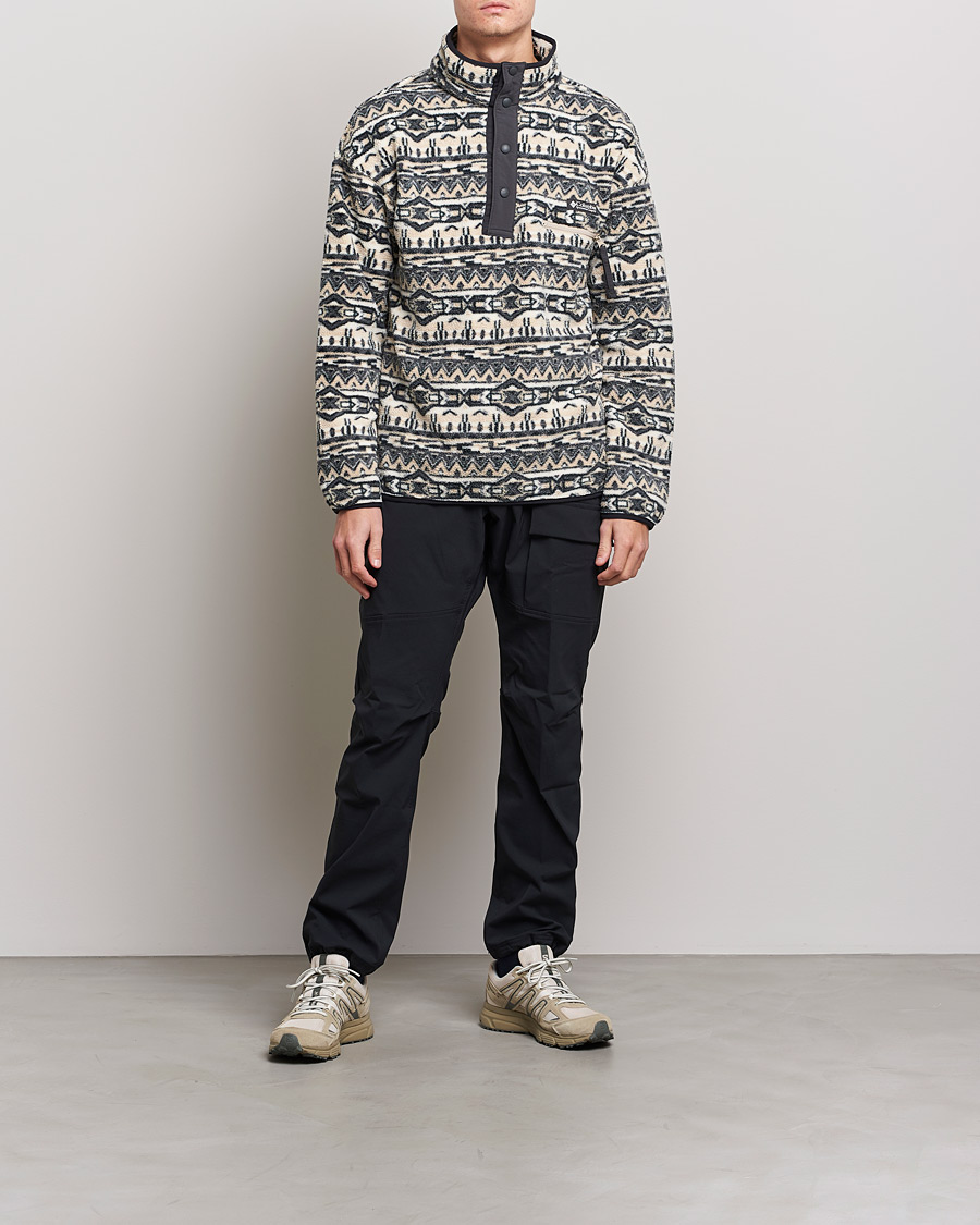 Herre | Trøjer | Columbia | Helvetia Half Snap Fleece Ancient Fossil 80s Print