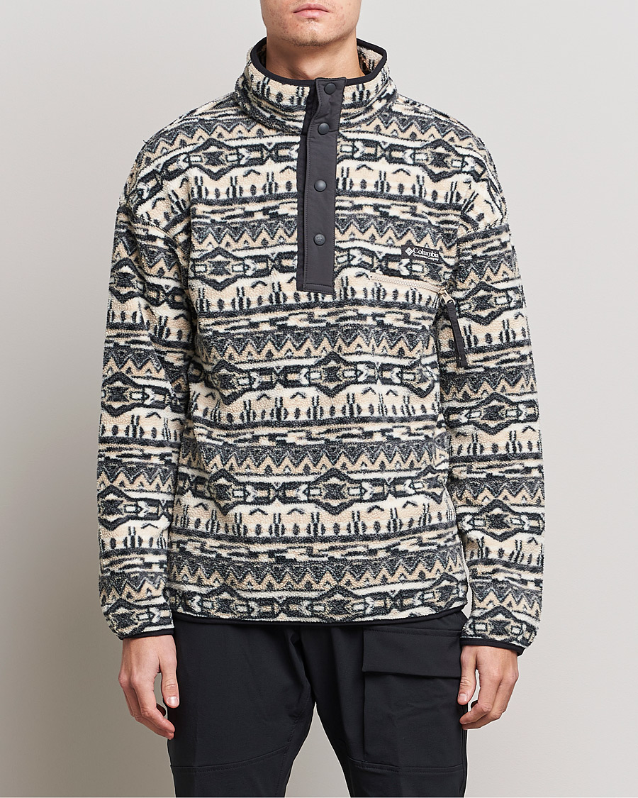 Herre | Trøjer | Columbia | Helvetia Half Snap Fleece Ancient Fossil 80s Print