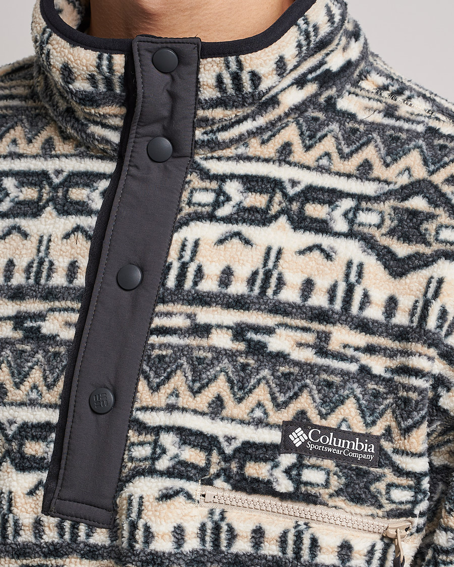 Herre | Trøjer | Columbia | Helvetia Half Snap Fleece Ancient Fossil 80s Print