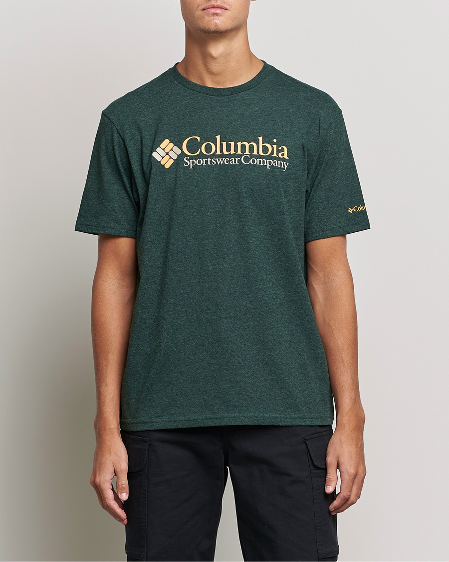 Herre | T-Shirts | Columbia | Basic Logo Short Sleeve T-Shirt Spruce Heather