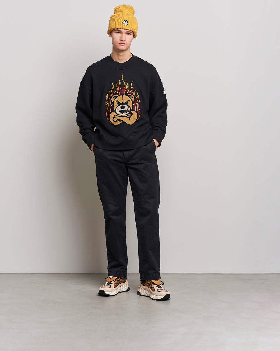 Herre | Trøjer | Moncler Genius | 8 Palm Angels Bear Motif Sweatshirt Black