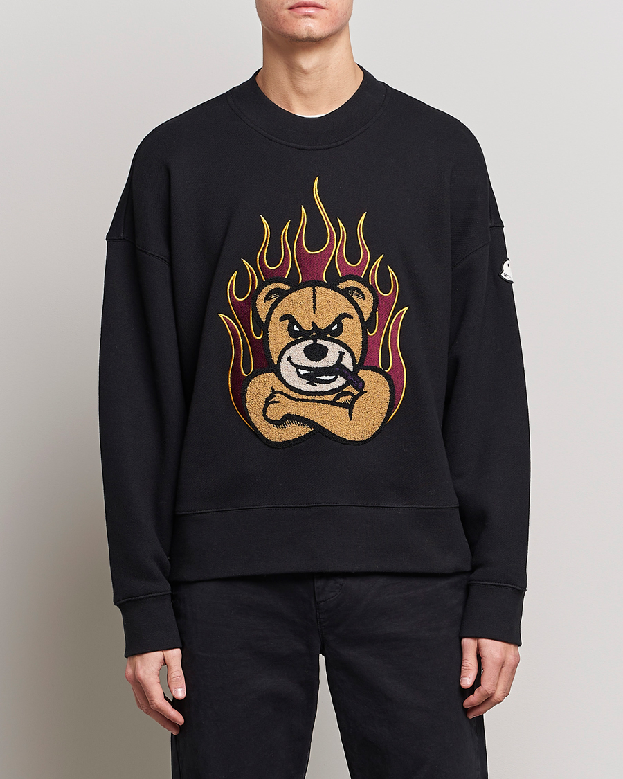 Herre | Trøjer | Moncler Genius | 8 Palm Angels Bear Motif Sweatshirt Black