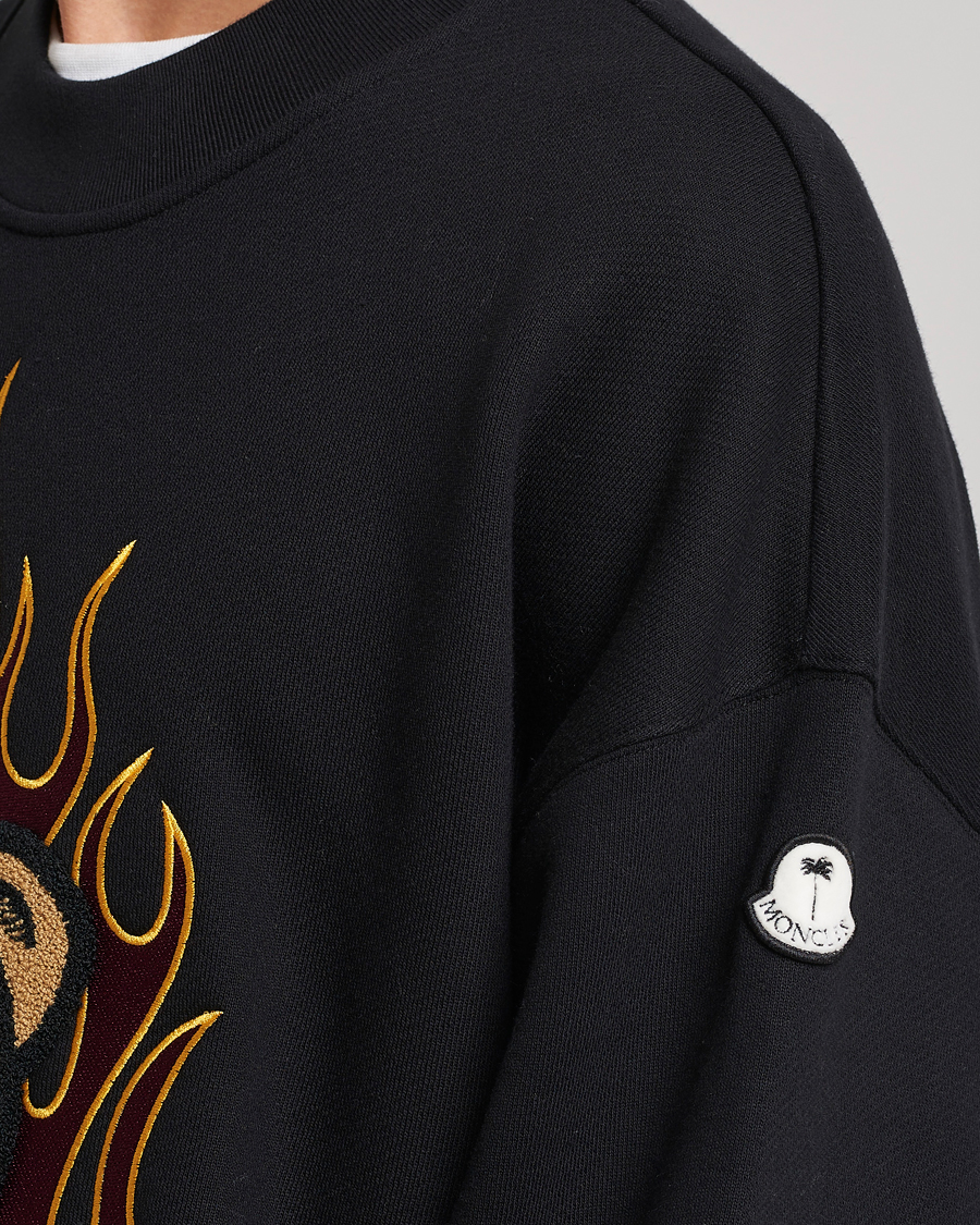 Herre | Trøjer | Moncler Genius | 8 Palm Angels Bear Motif Sweatshirt Black