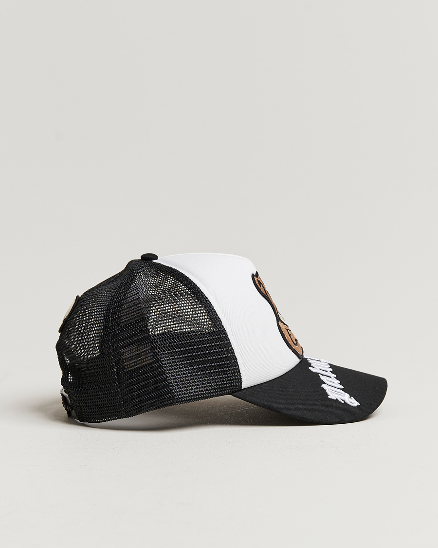 Herre | 8 Moncler Genius Palm Angels Bear Motif Baseball Cap White/Black | Moncler Genius | 8 Palm Angels Bear Motif Baseball Cap White/Black