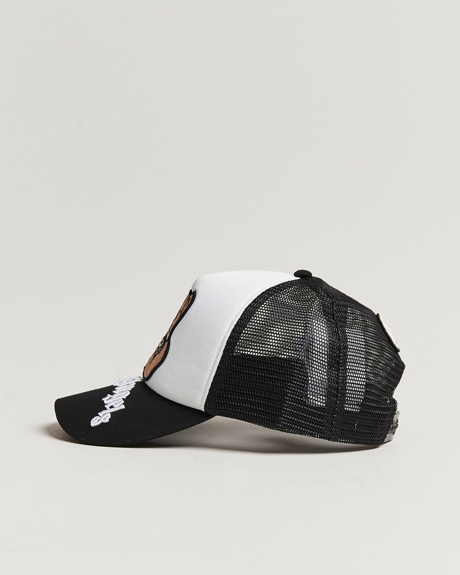 Herre | 8 Moncler Genius Palm Angels Bear Motif Baseball Cap White/Black | Moncler Genius | 8 Palm Angels Bear Motif Baseball Cap White/Black
