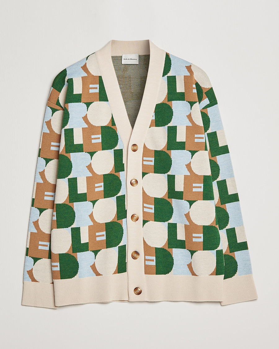 Herre | Trøjer | Drôle de Monsieur | Le Cardigan White/Beige