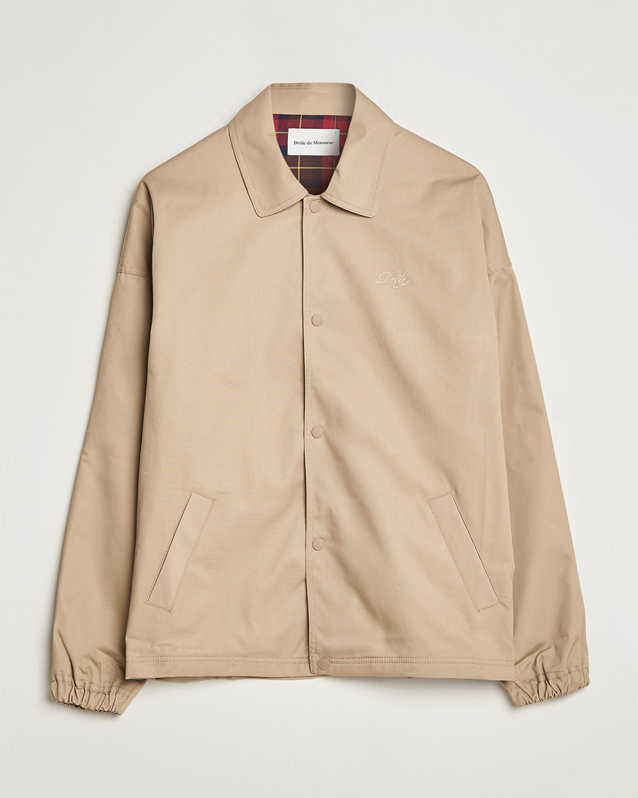 Herre | Jakker | Drôle de Monsieur | Varsity Jacket Beige