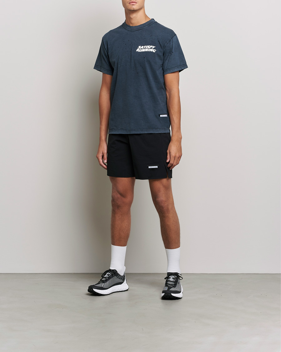 Herre | T-Shirts | Satisfy | MothTech T-Shirt Pigment Black