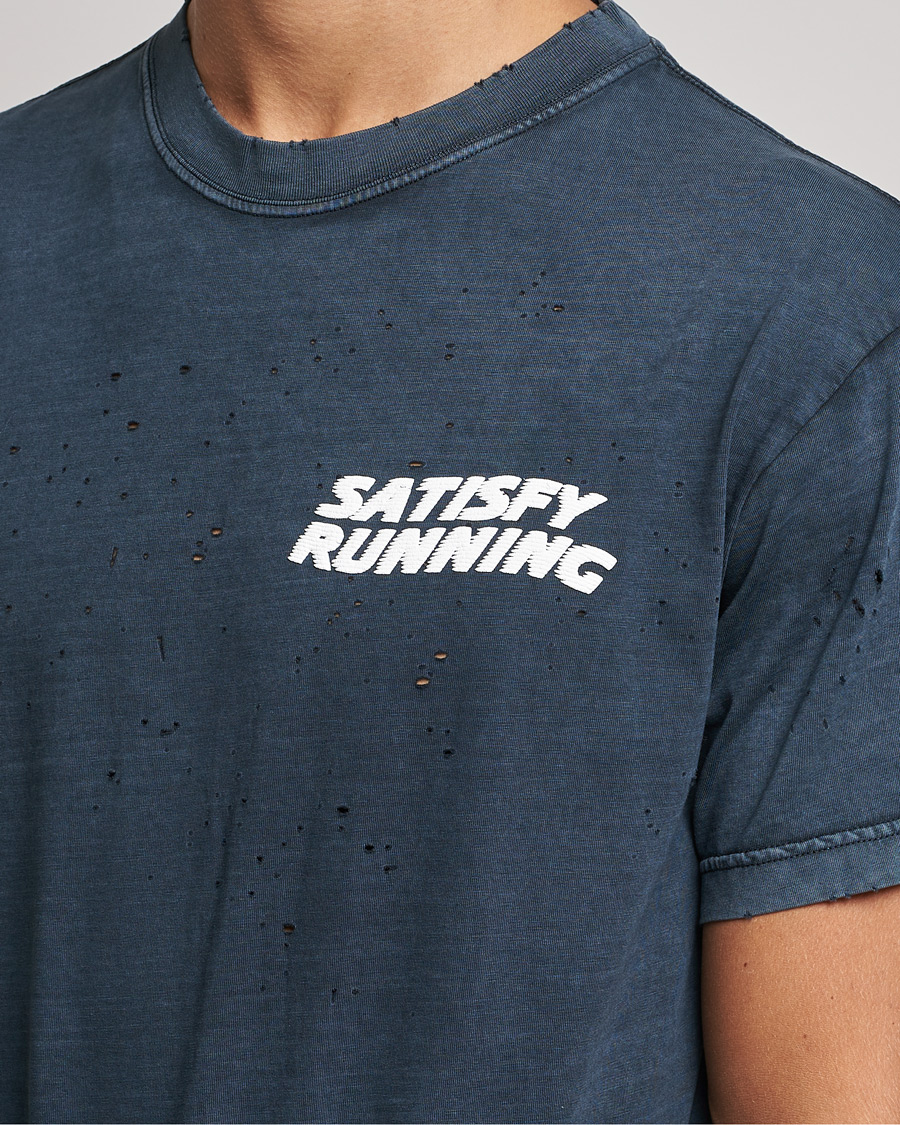 Herre | T-Shirts | Satisfy | MothTech T-Shirt Pigment Black