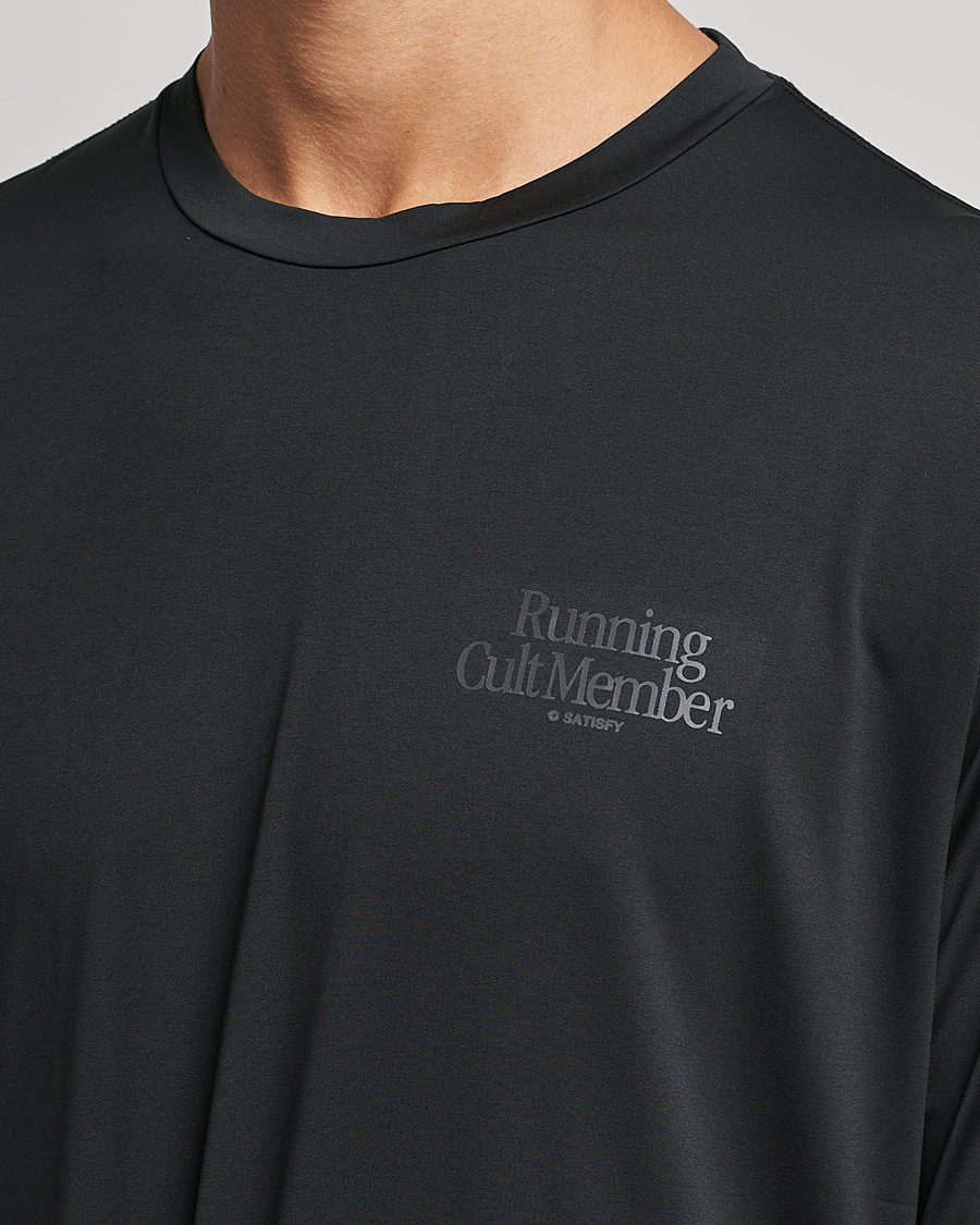 Herre | T-Shirts | Satisfy | AuraLite T-Shirt Black