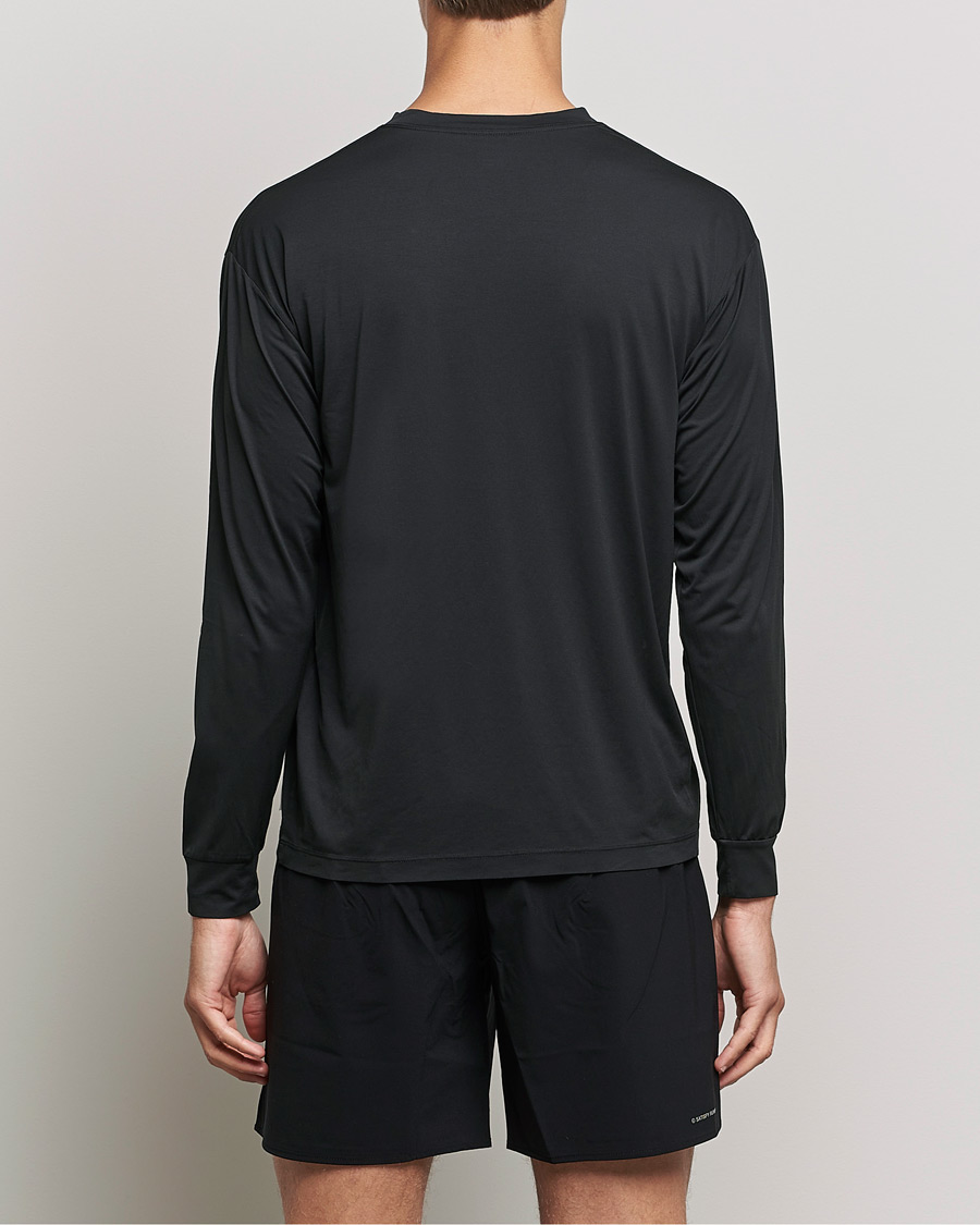 Herre | T-Shirts | Satisfy | AuraLite Long Sleeve T-Shirt Black