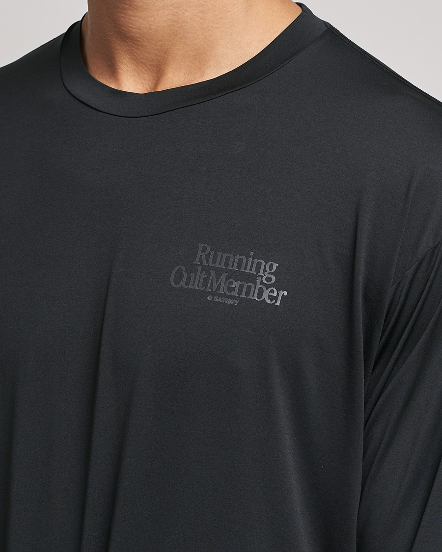 Herre | T-Shirts | Satisfy | AuraLite Long Sleeve T-Shirt Black