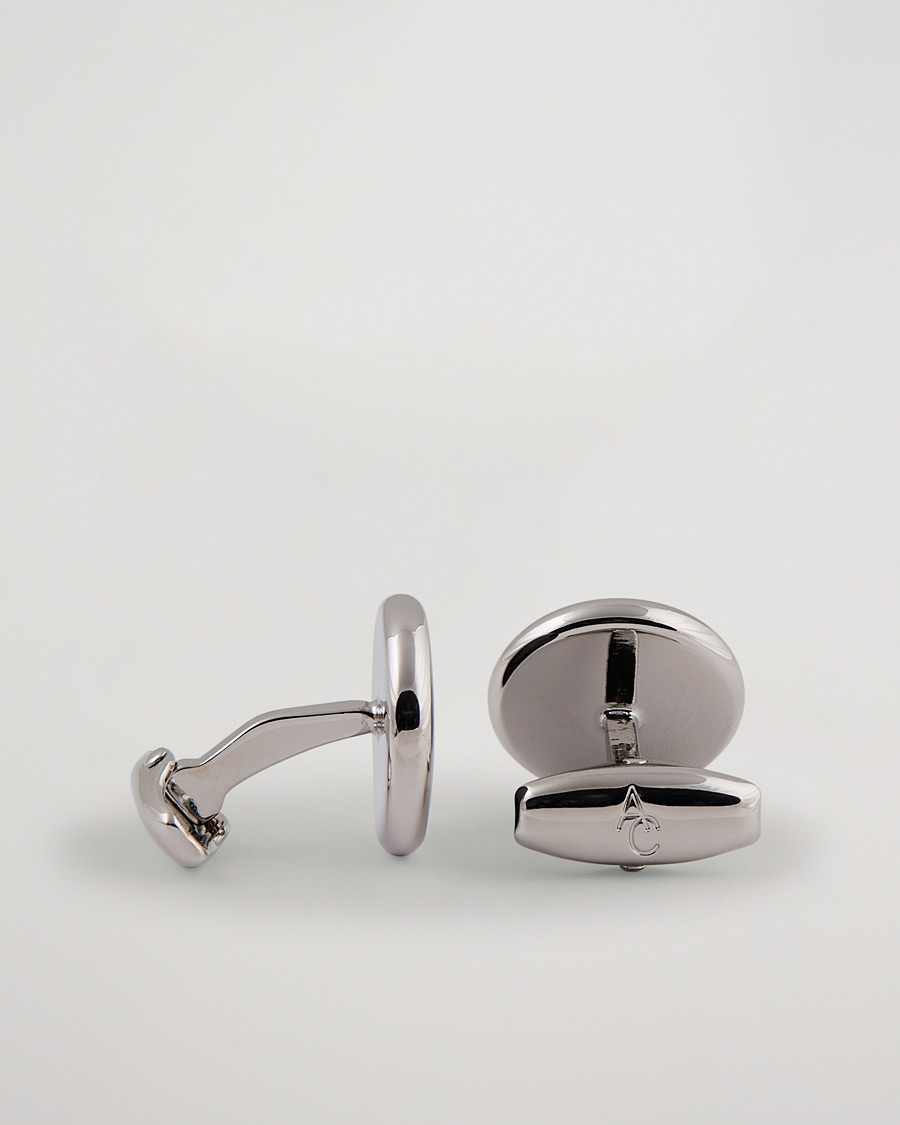 Herre | Manchetknapper | Amanda Christensen | Cufflink & Shirt Studs Set Black/Silver