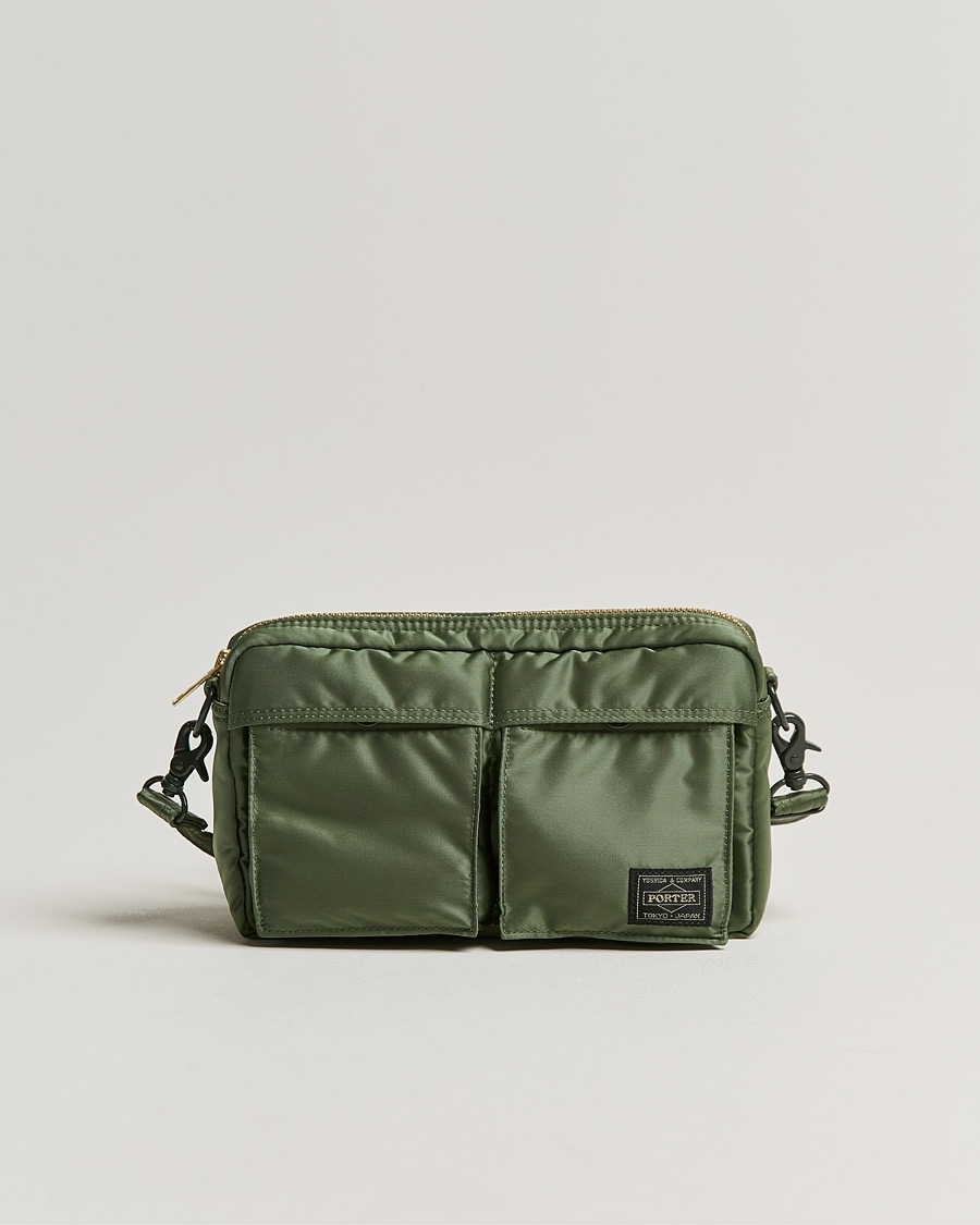 Herre | Porter-Yoshida & Co. Tanker Small Shoulder Bag Sage Green | Porter-Yoshida & Co. | Tanker Small Shoulder Bag Sage Green