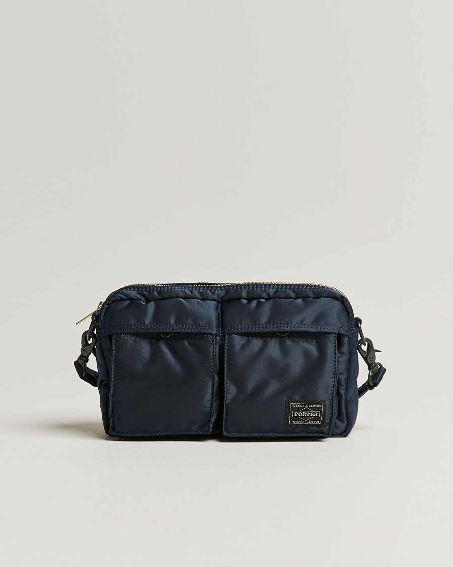 Porter-Yoshida & Tanker Small Shoulder Bag Blue - CareOfCarl.dk