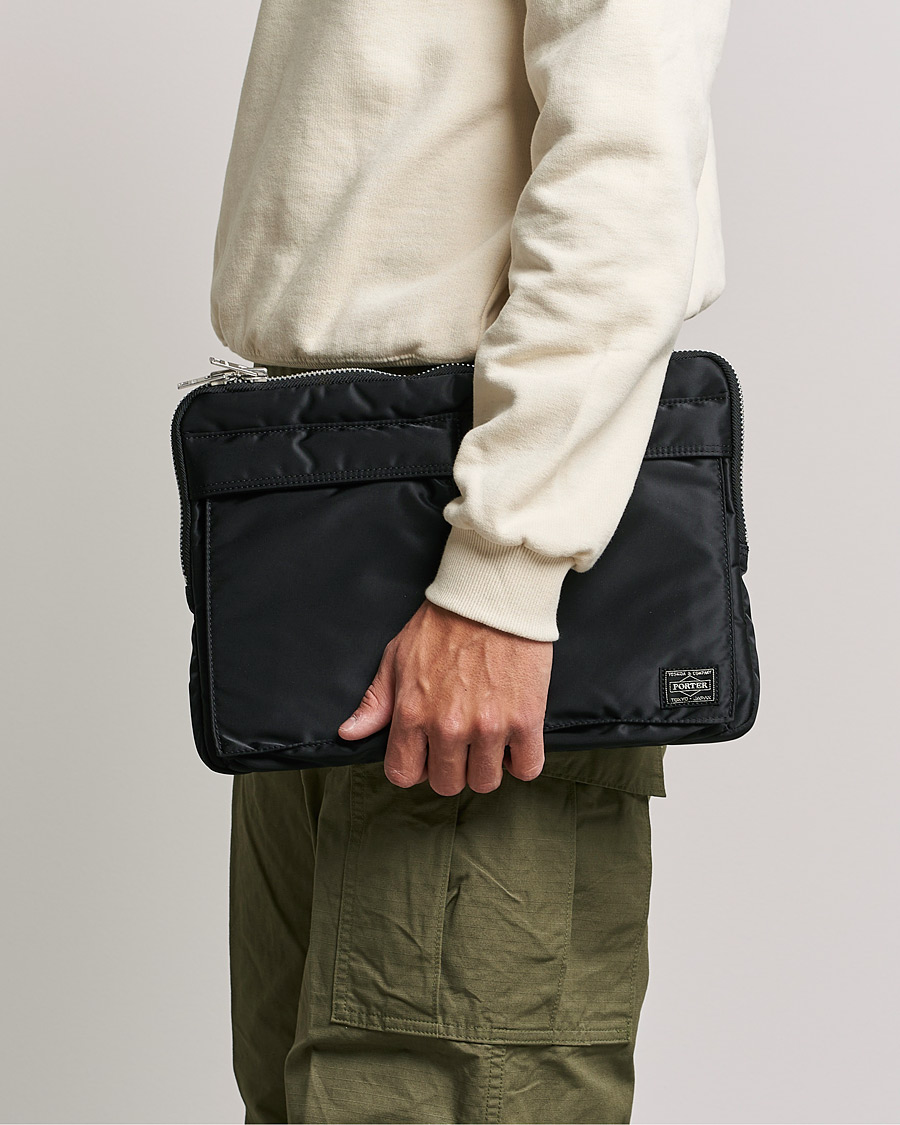 Herre | Porter-Yoshida & Co. Tanker Document Case Black | Porter-Yoshida & Co. | Tanker Document Case Black