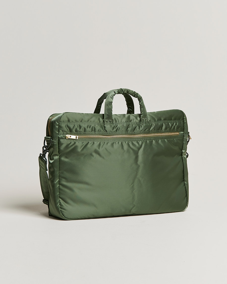 Herre | Porter-Yoshida & Co. Tanker 2Way Briefcase Sage Green | Porter-Yoshida & Co. | Tanker 2Way Briefcase Sage Green