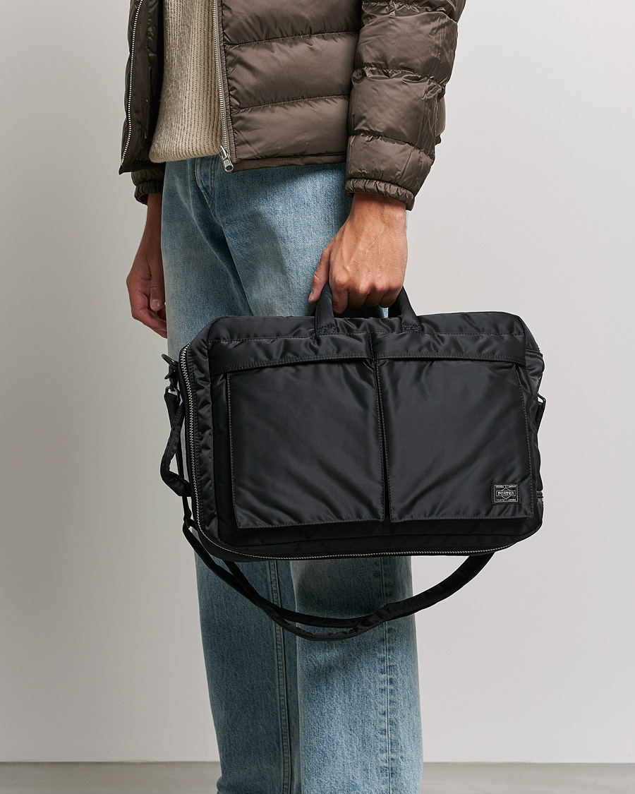 Herre | Computertasker | Porter-Yoshida & Co. | Tanker 3Way Briefcase Black