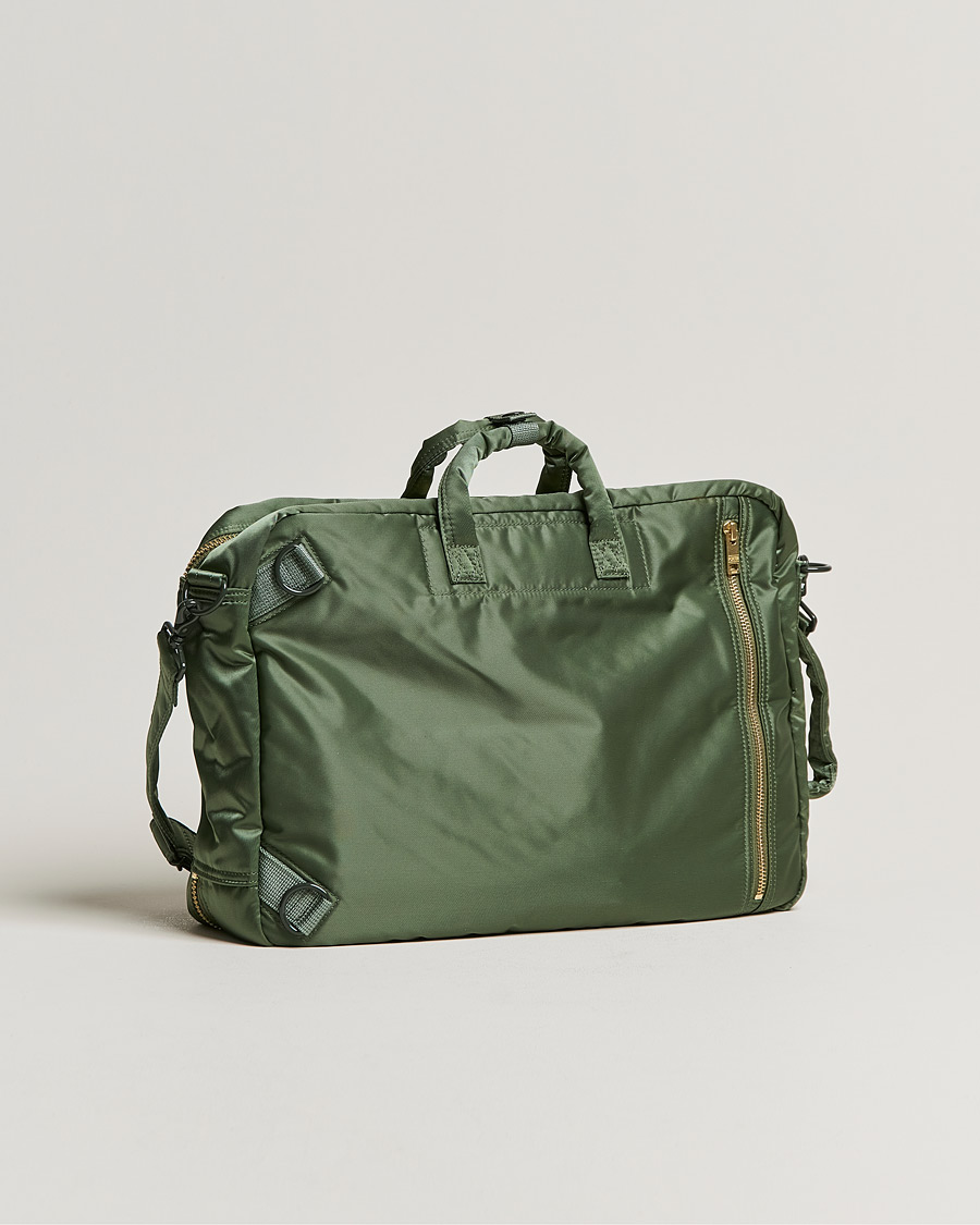 Herre | Porter-Yoshida & Co. Tanker 3Way Briefcase Sage Green | Porter-Yoshida & Co. | Tanker 3Way Briefcase Sage Green
