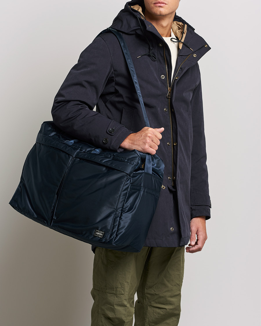 Herre | Porter-Yoshida & Co. Tanker 2Way Boston Weekender Iron Blue | Porter-Yoshida & Co. | Tanker 2Way Boston Weekender Iron Blue