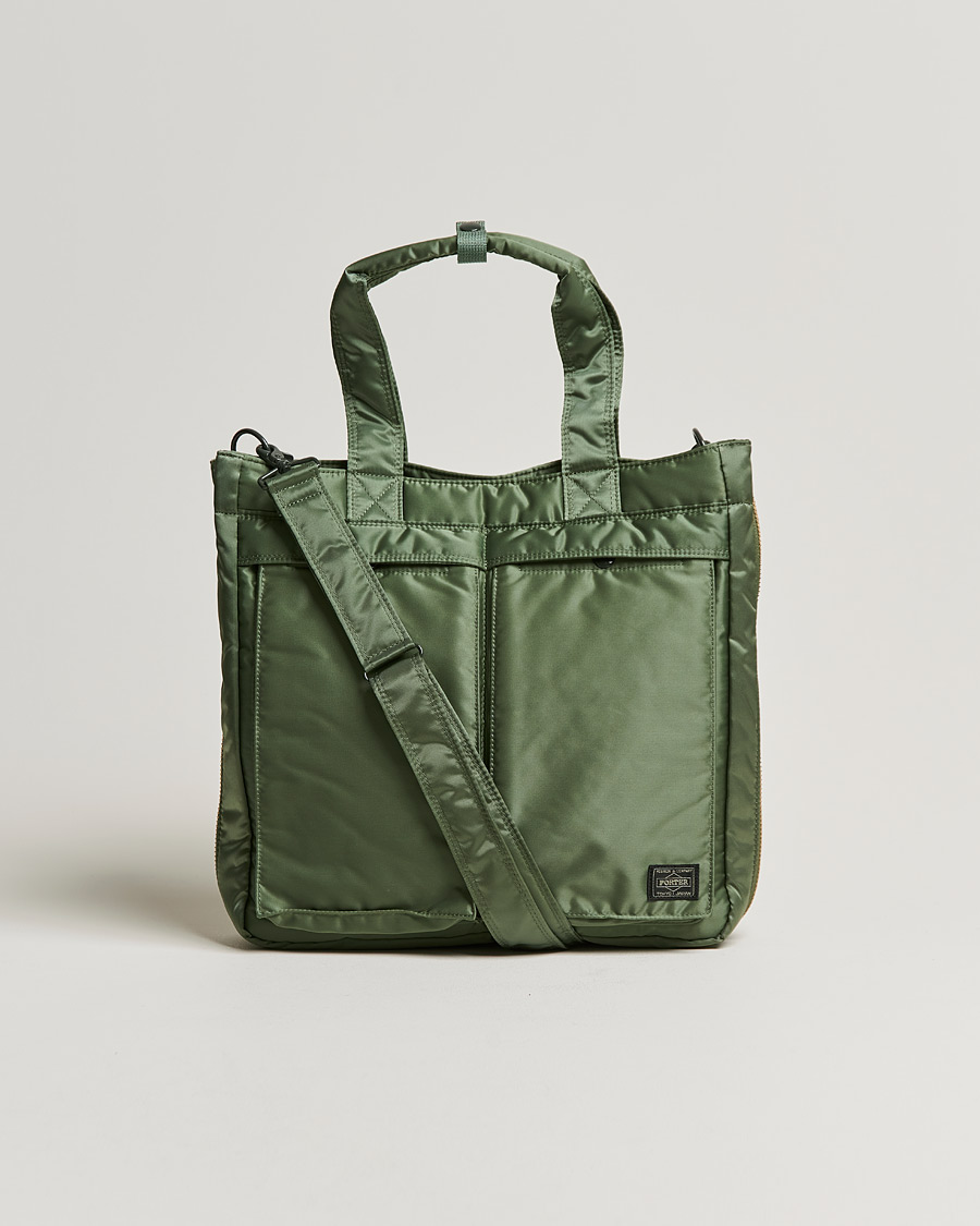 Herre | Porter-Yoshida & Co. Tanker Tote Bag Sage Green | Porter-Yoshida & Co. | Tanker Tote Bag Sage Green