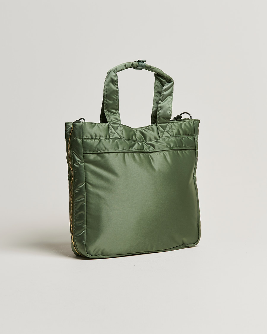 Herre | Porter-Yoshida & Co. Tanker Tote Bag Sage Green | Porter-Yoshida & Co. | Tanker Tote Bag Sage Green