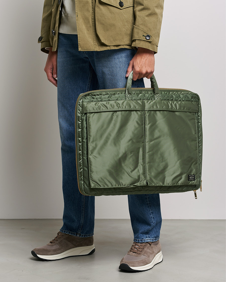 Herre | Afdelinger | Porter-Yoshida & Co. | Tanker Garment Bag Sage Green