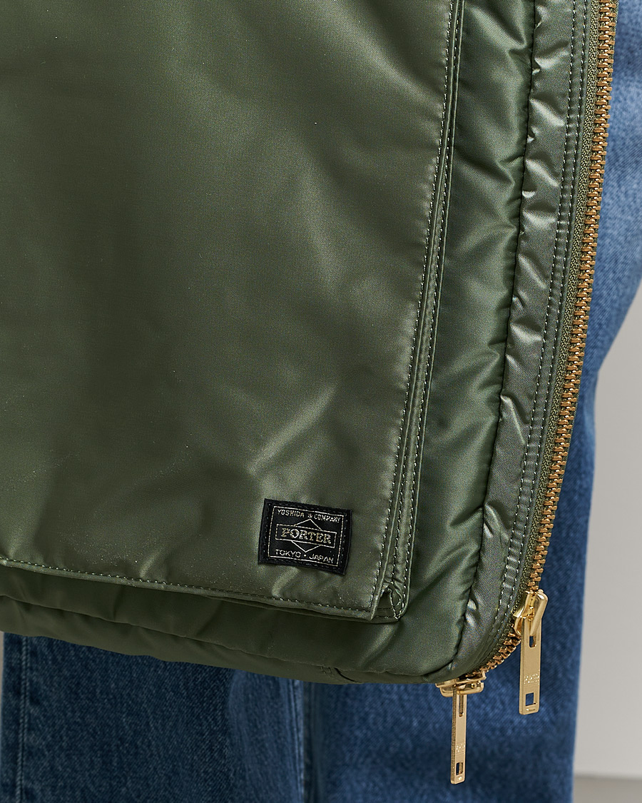 Herre | Porter-Yoshida & Co. Tanker Garment Bag Sage Green | Porter-Yoshida & Co. | Tanker Garment Bag Sage Green