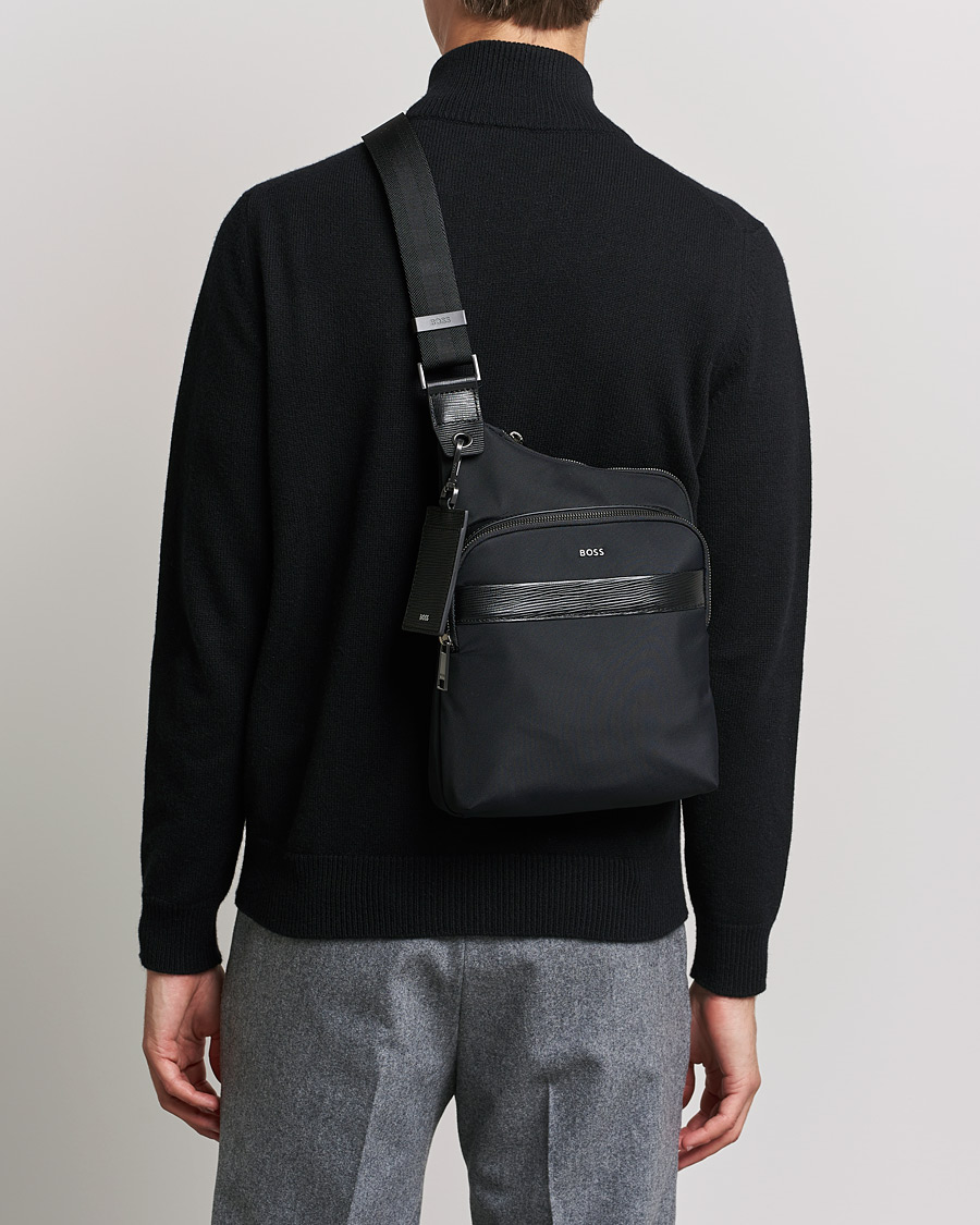 Herre | Skuldertasker | BOSS BLACK | First Class Crossbody Bag Black