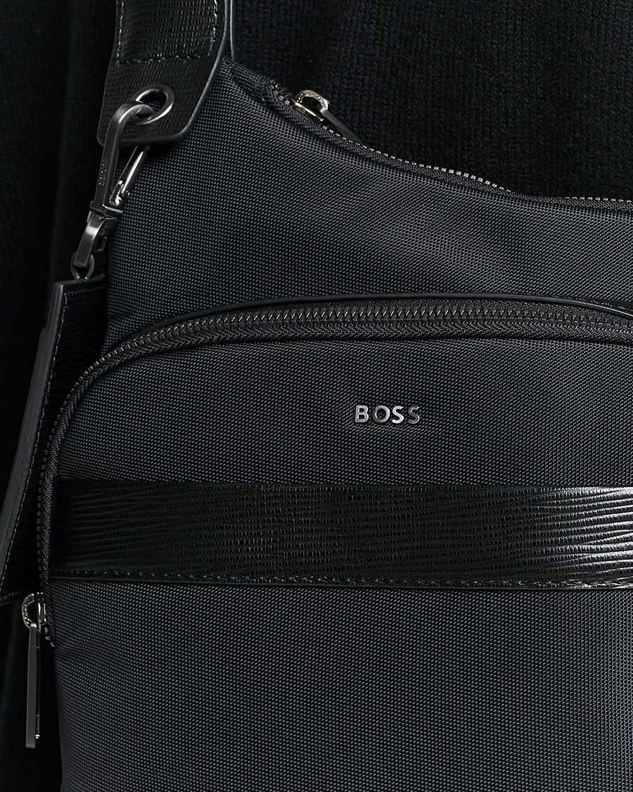 Herre | First Class Crossbody Bag Black | BOSS BLACK | First Class Crossbody Bag Black