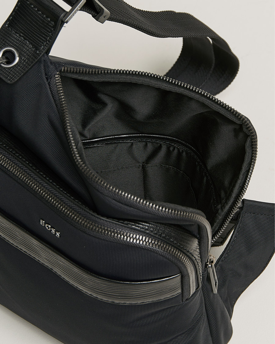 Herre | First Class Crossbody Bag Black | BOSS BLACK | First Class Crossbody Bag Black