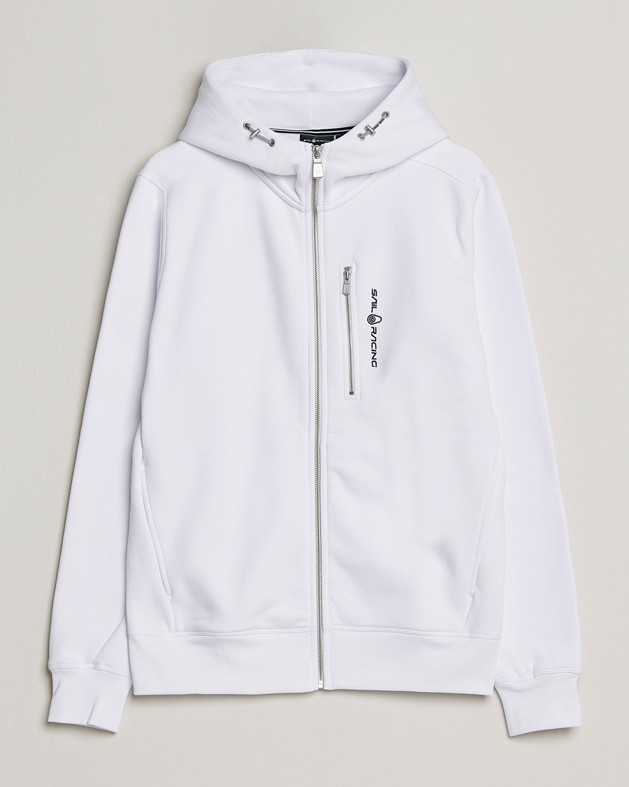 Herre | Trøjer | Sail Racing | Bowman Full Zip Hoodie White