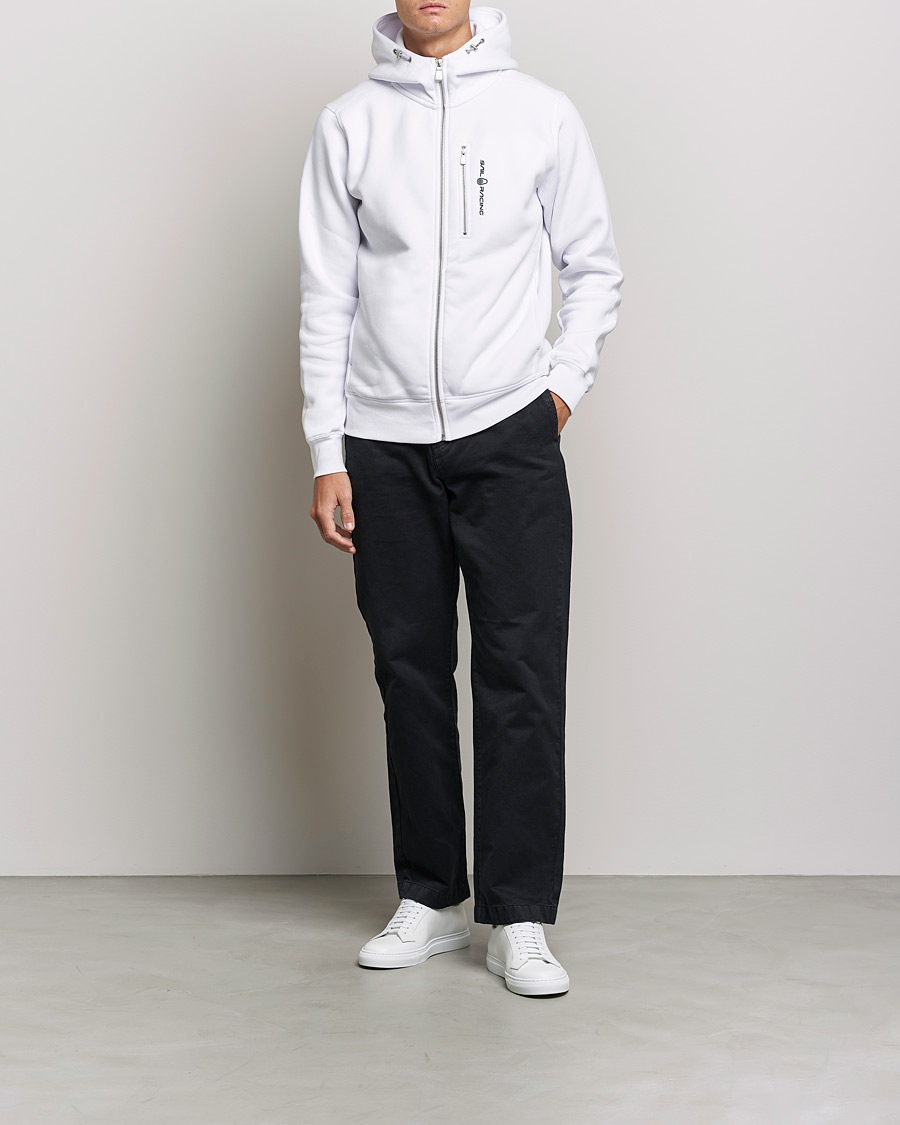 Herre | Trøjer | Sail Racing | Bowman Full Zip Hoodie White