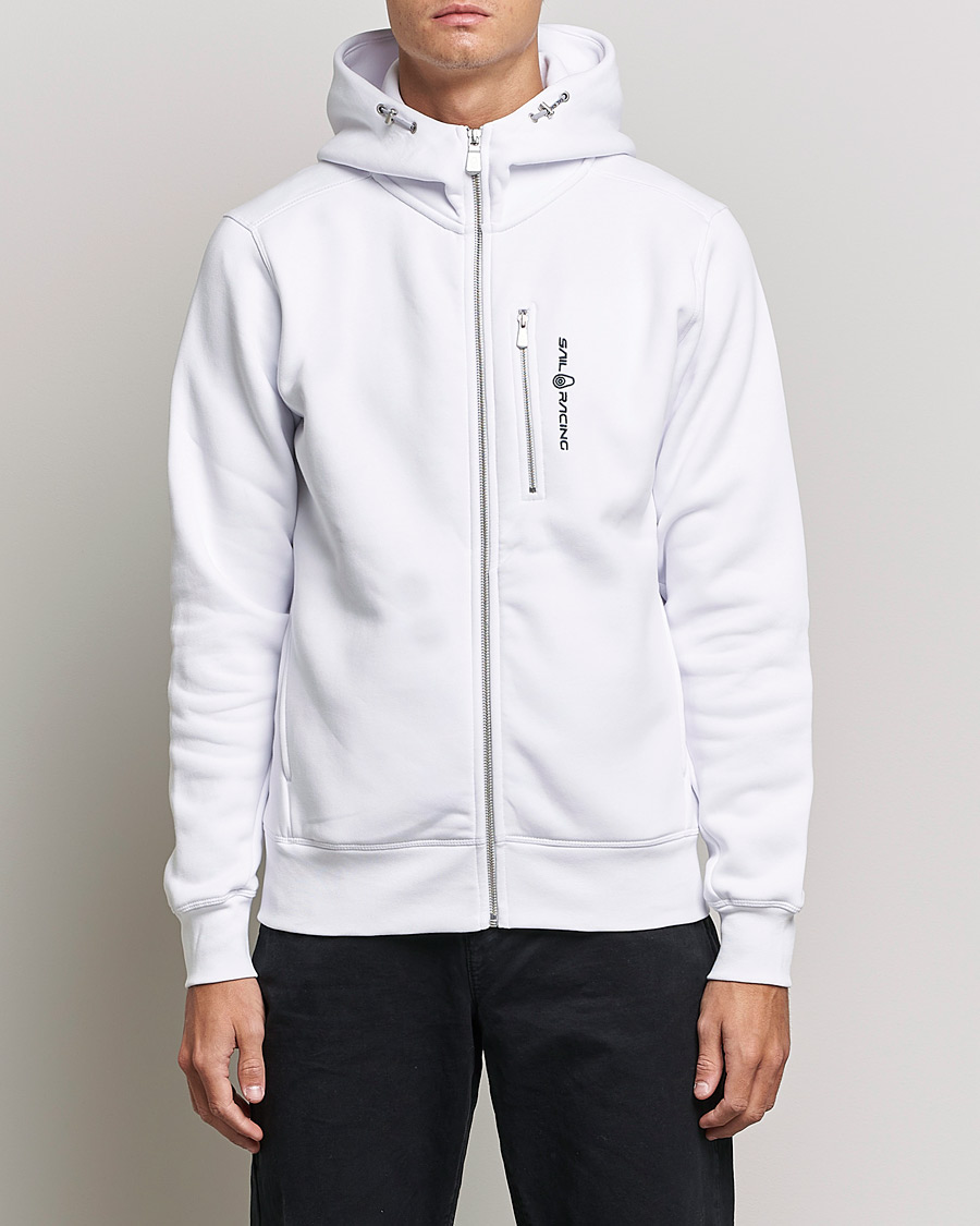 Herre | Trøjer | Sail Racing | Bowman Full Zip Hoodie White