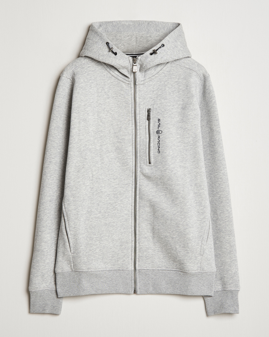 Herre | Trøjer | Sail Racing | Bowman Full Zip Hoodie Grey Melange