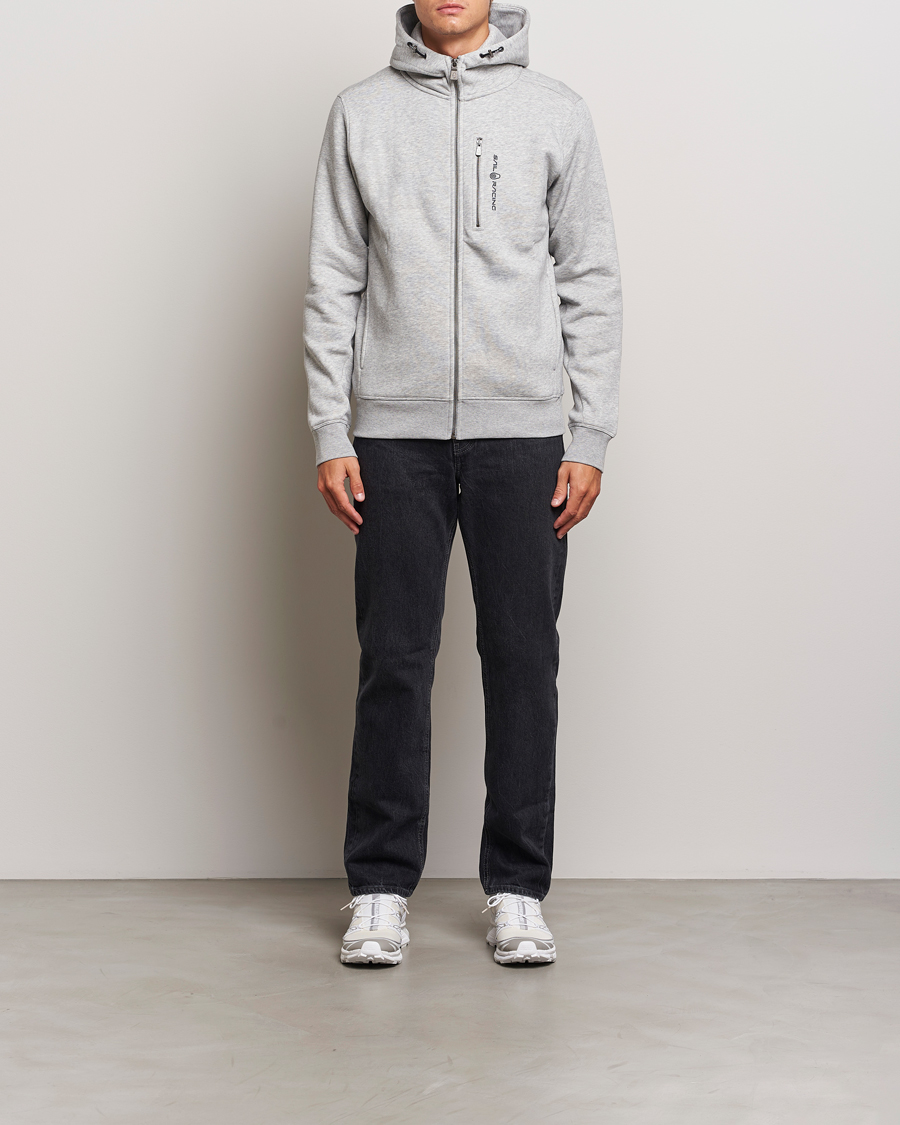 Herre | Trøjer | Sail Racing | Bowman Full Zip Hoodie Grey Melange