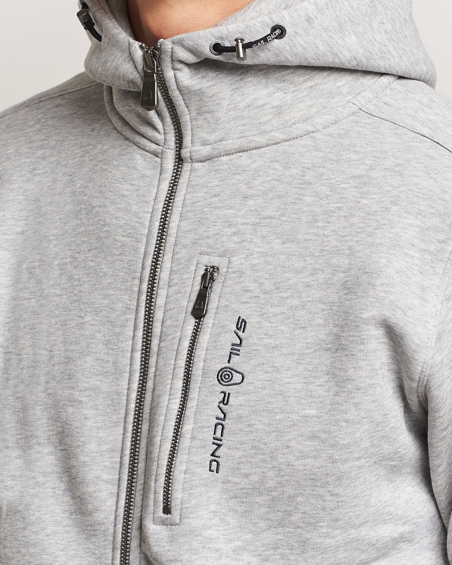 Herre | Trøjer | Sail Racing | Bowman Full Zip Hoodie Grey Melange