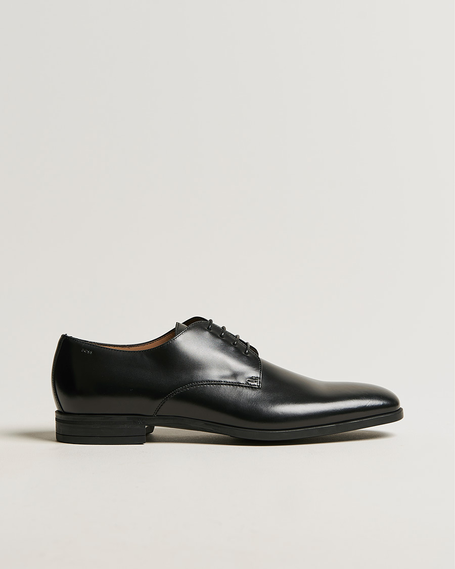 Herre | Kensington Leather Derbys Black | BOSS BLACK | Kensington Leather Derbys Black