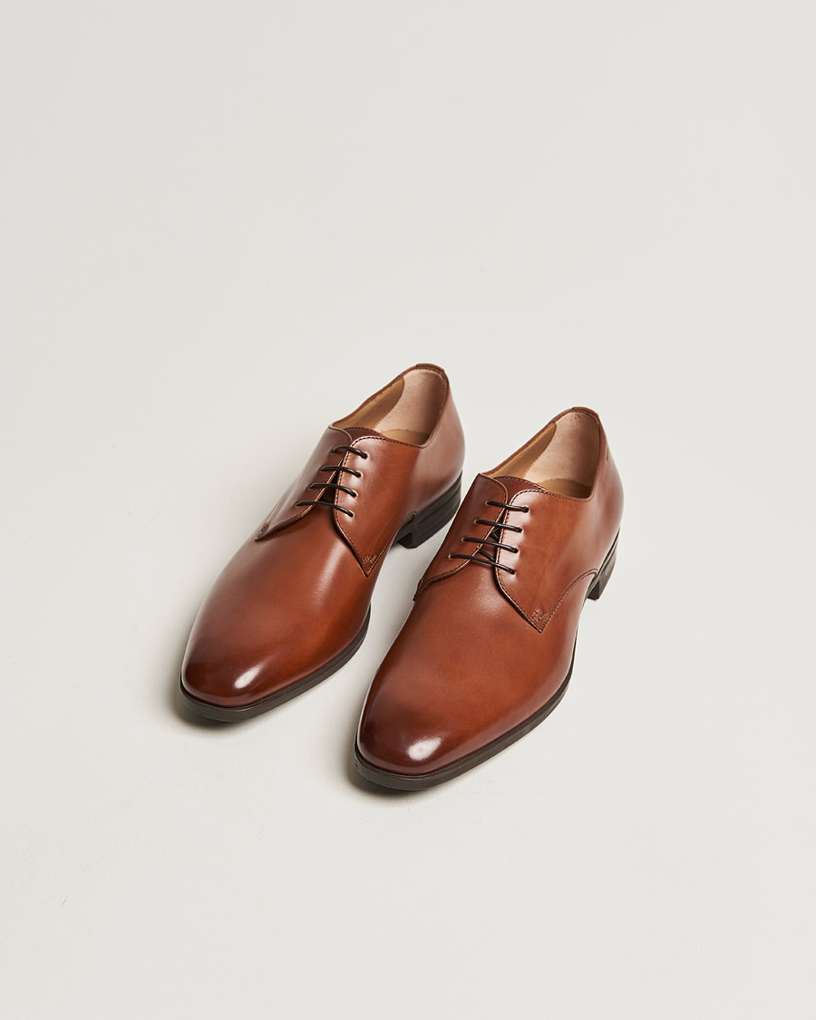 Herre | Jakkesæt | BOSS BLACK | Kensington Leather Derbys Medium Brown