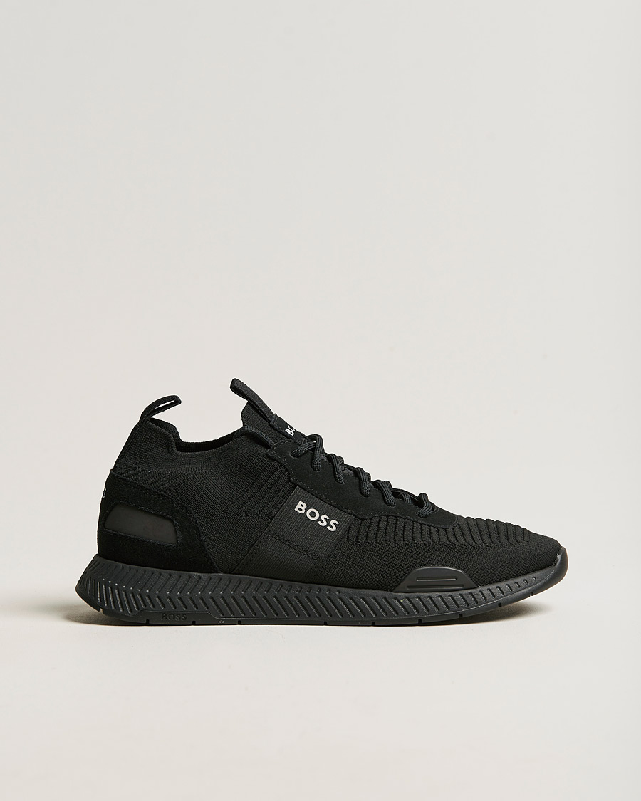 Herre | Titanium Running Sneaker Black | BOSS BLACK | Titanium Running Sneaker Black