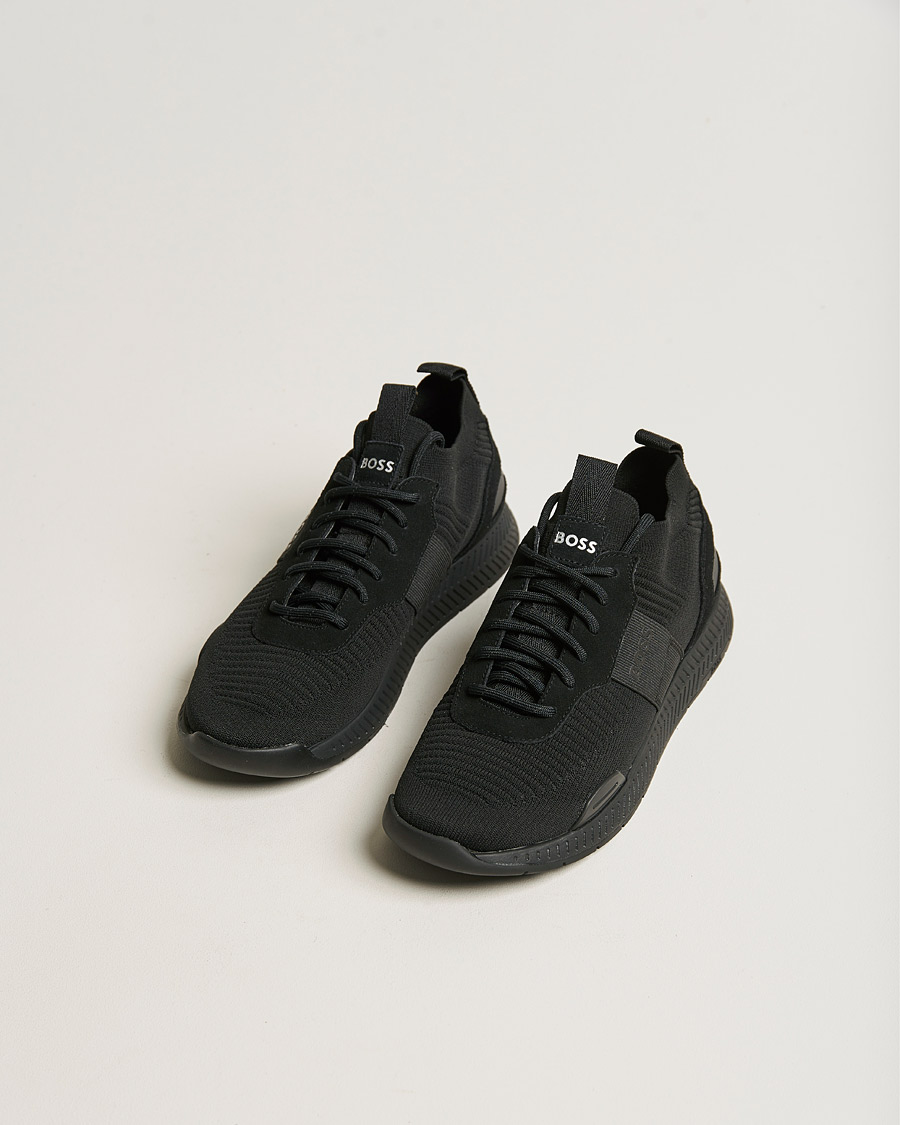 Herre | BOSS BLACK | BOSS BLACK | Titanium Running Sneaker Black