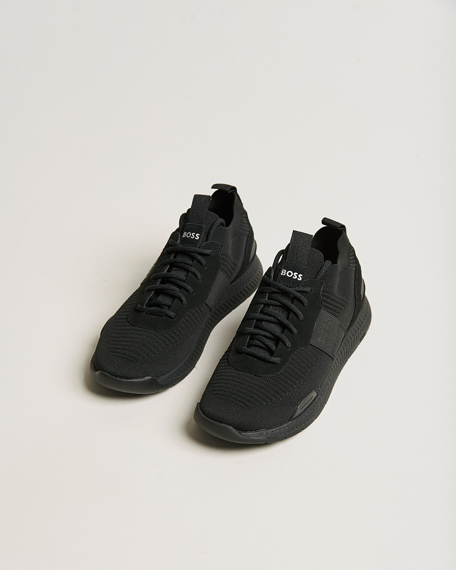 Herre | Running sneakers | BOSS BLACK | Titanium Running Sneaker Black